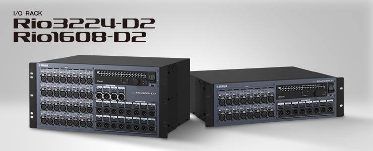 全新 Rio3224-D2 和 Rio1608-D2 Dante I/O 接口箱全面升级音质、可靠性以及可视化体验