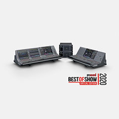 RIVAGE PM5和PM3数字混音系统，实力斩获IBC 2020 Best of Show大奖